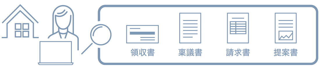 電子化することで社外でも問い合わせ対応が可能に！