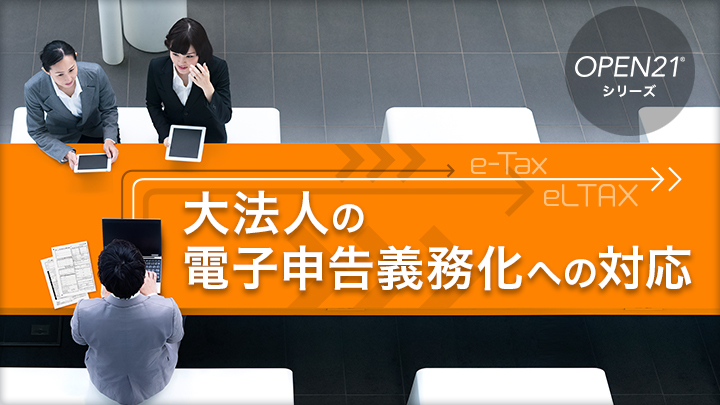 大法人の電子申告義務化への対応